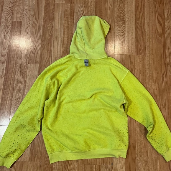 Neon Green Gildan Sweatshirt - Picture 1 of 8